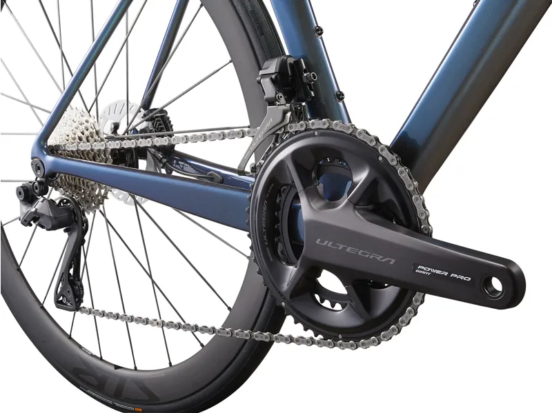 Liv Langma Advanced Pro 0 Road Bike In Gloss Ocean Twilight/Chrome-2