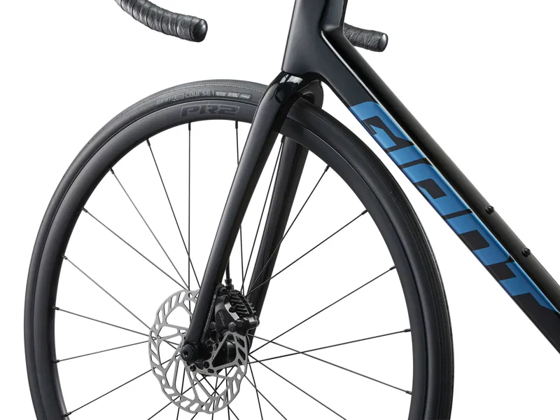 Giant TCR Advanced 2 Road Bike In Gloss Carbon/Electron Blue-2