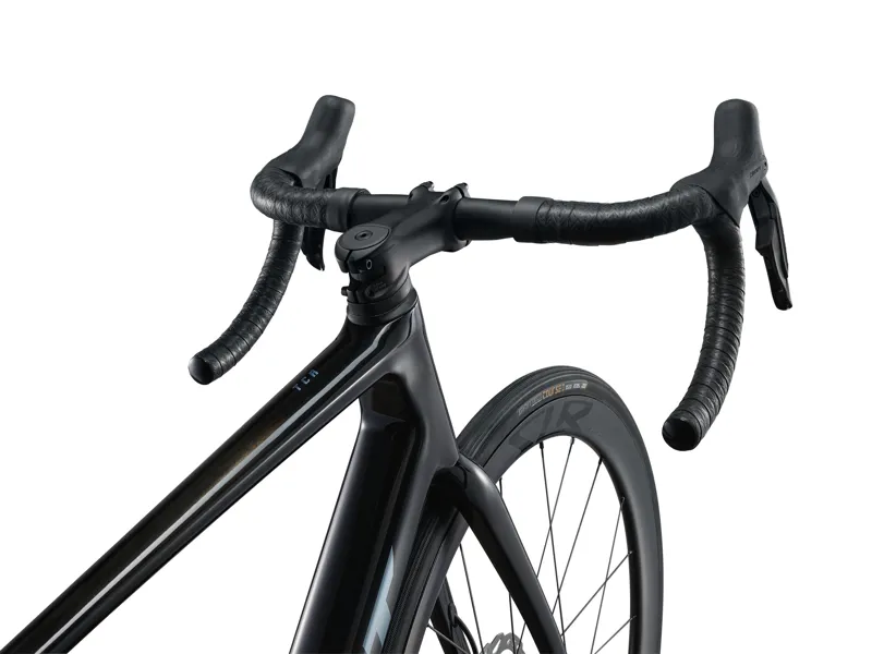 Giant TCR Advanced Pro 1-AXS Road Bike In Gloss Carbon/Polished Foil-2