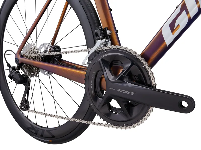 Giant TCR Advanced Pro 2 Road Bike In Gloss Meteor Storm/White-2