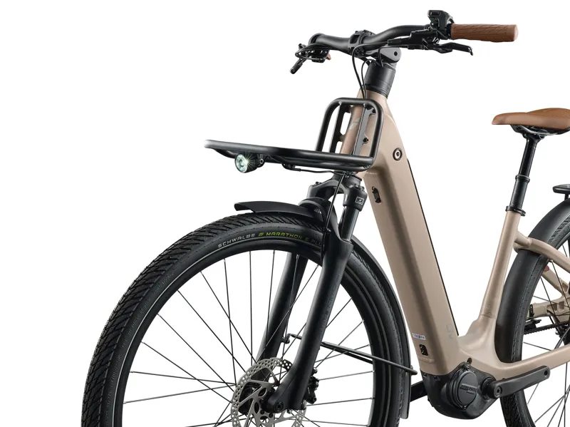 Liv Allure E+ 1 Electric Hybrid Bike in Sunset Ivory-5