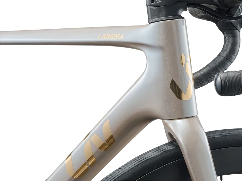 Liv Langma Advanced 0 Road Bike in Camel Silk/Chrome-4