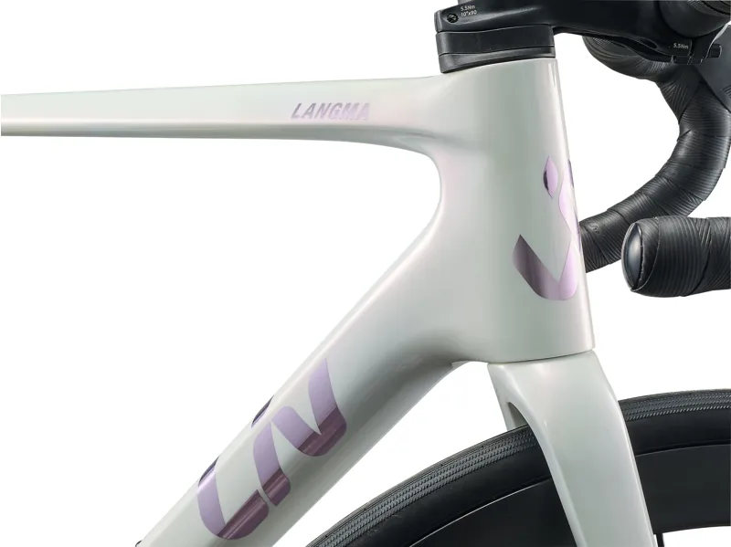 Liv Langma Advanced Pro 1 Road Bike In Fancy White-3