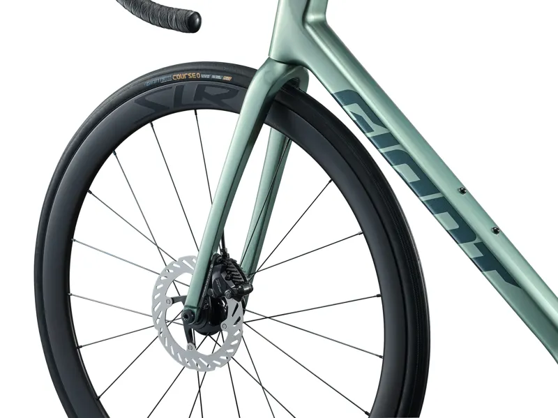 Giant TCR Advanced 0 Di2 Compact Road Bike in Alpine Green-4