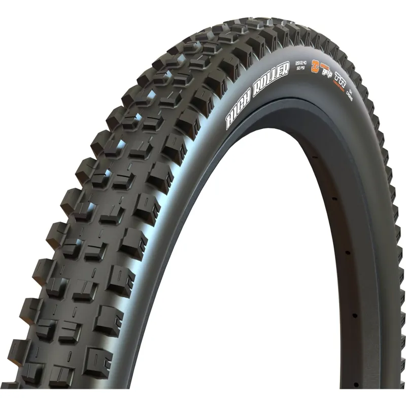 Maxxis Highroller 3 EXO+ 3C Maxxgrip Tubeless Folding Tyre in Black