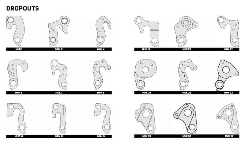 Merida Replaceable Derailleur Hanger MUK3