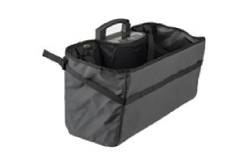 Brompton Electric Basket Bag In Dark Grey-1