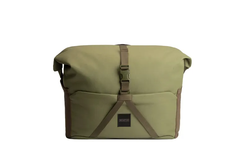 Brompton Roll Top Bag Large 28 Litre in Olive Green-1