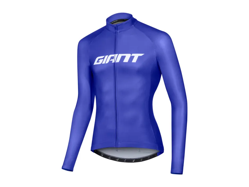 Giant Race Day Long Sleeve Jersey in Blue