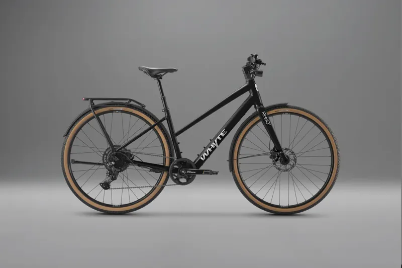 Whyte RHeO 3 ST V1 Electric Hybrid Bike in Gloss Black with Silver-1