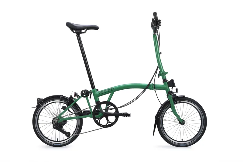 Brompton C Line 12 Speed 2026 Folding Bike in Palm Green