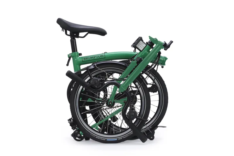 Brompton C Line 12 Speed 2026 Folding Bike in Palm Green-3