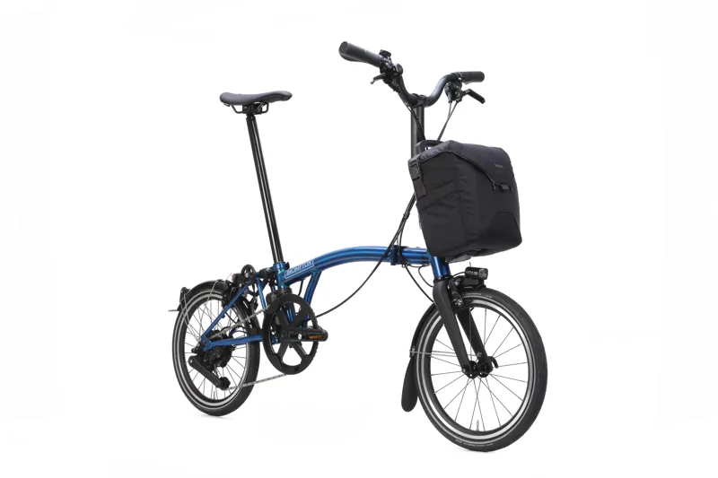 Brompton Electric P Line 4 Speed 2026 Folding Bike in Pacific Lacquer-1