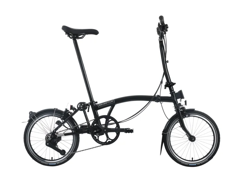 Brompton C Line 12 Speed 2026 Folding Bike in Matt Black-4