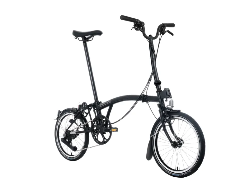 Brompton C Line 12 Speed 2026 Folding Bike in Matt Black-5