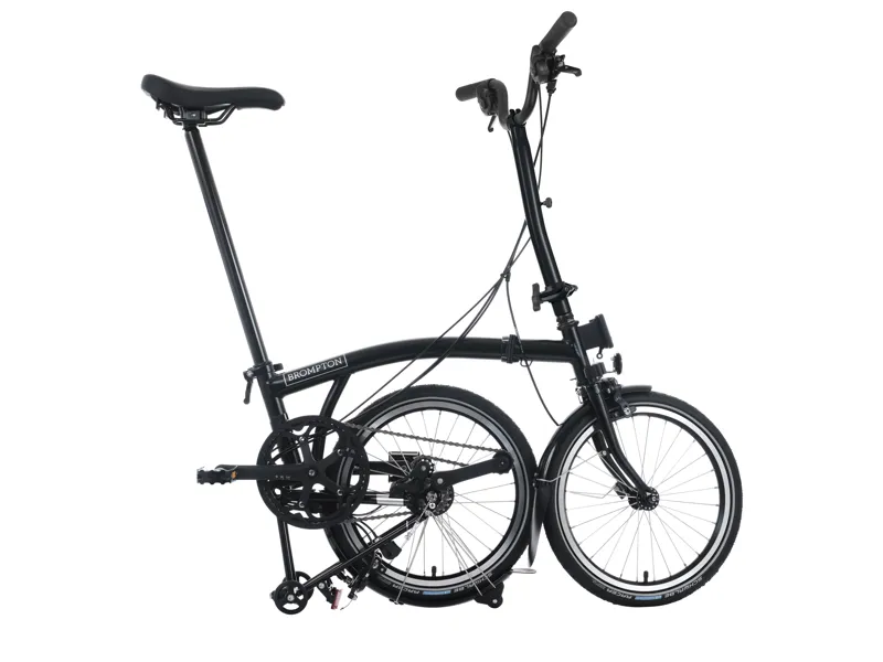 Brompton C Line 12 Speed 2026 Folding Bike in Matt Black-6