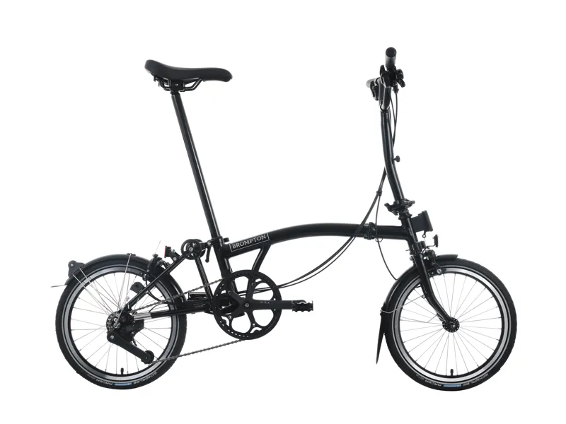 Brompton C Line 12 Speed 2026 Folding Bike in Matt Black