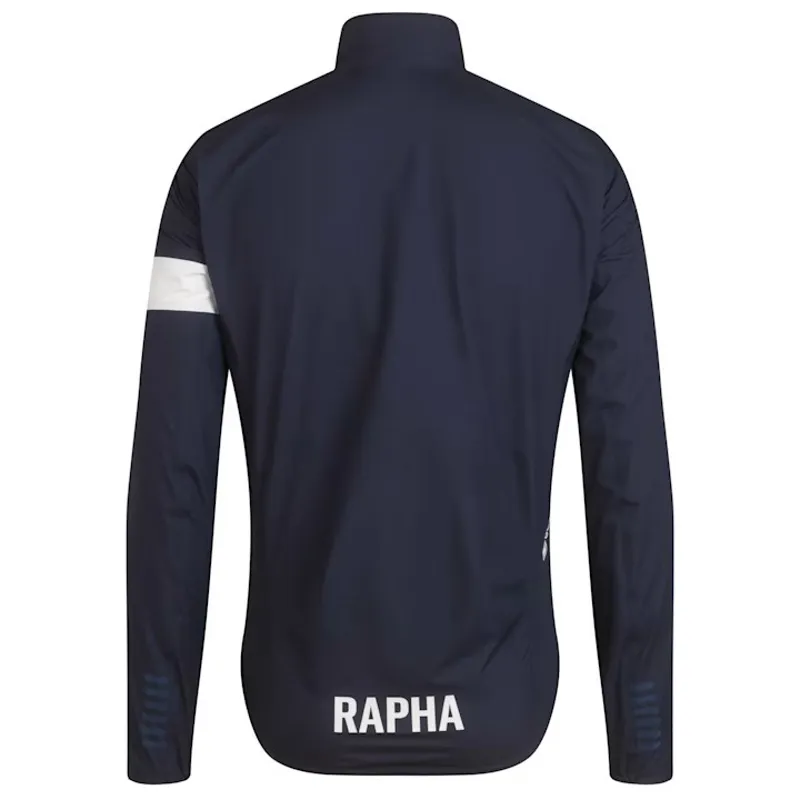 Rapha Men's Pro Team Gore-Tex Rain Jacket in Medium Dark Navy/White -1