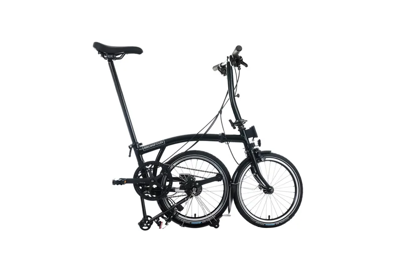 Brompton C Line 4 Speed 2026 Folding Bike in Matt Black-1