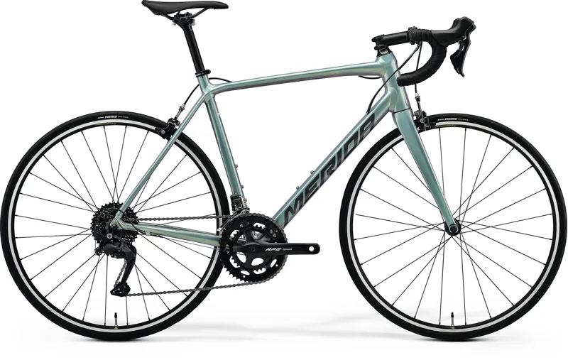 Merida Scultura Rim 100 Road Bike in Blue/Green Clear Coat/Silver