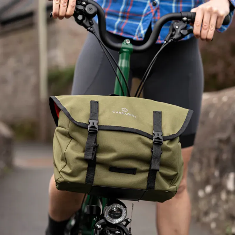 Carradice Brompton Weekender 17L Bag in Olive-2
