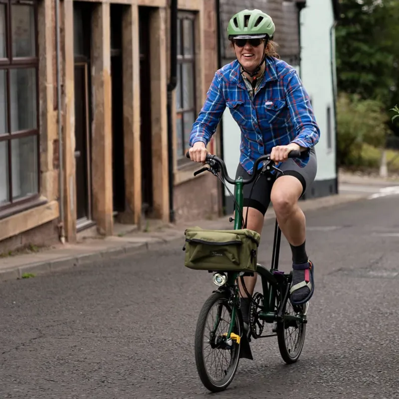 Carradice Brompton Box 5L in Olive-4