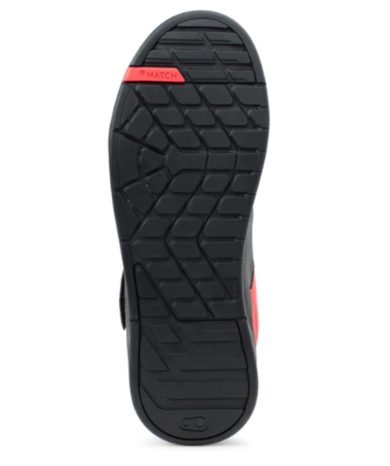 Crank Brothers Stamp Speed Lace MTB Shoes in Grey/Black/Red-1
