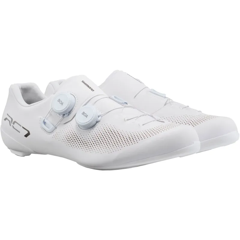 Shimano RC7 RC703 SPD-SL Shoes in White-1