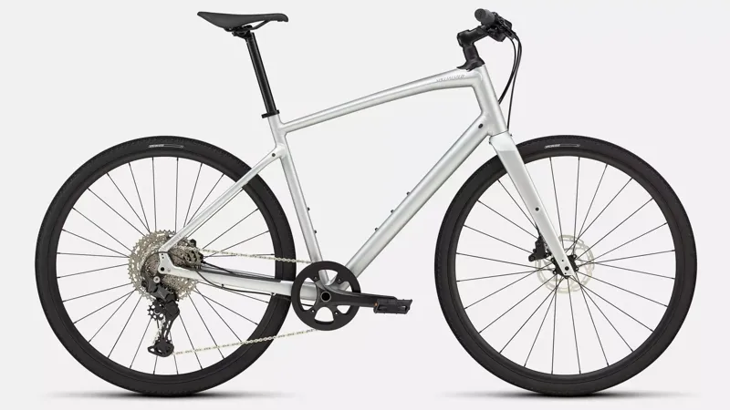 Specialized Sirrus X 4.0 2025 Hybrid Bike in Satin Silver Dust