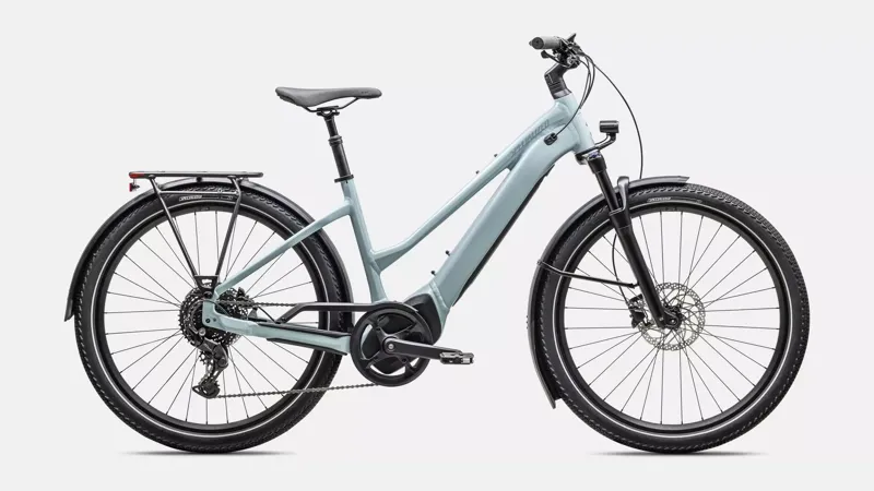 Specialized Turbo Vado 4.0 Step Through Electric Hybrid Bike in Satin Seafoam