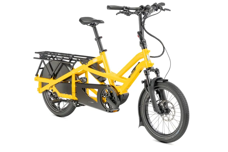 Tern GSD P10 Gen 3 545Wh Electric Cargo Bike In School Bus Yellow -2