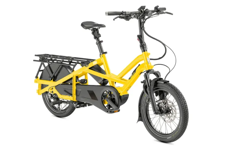 Tern GSD S10 Gen 3 545Wh Electric Cargo Bike In School Bus Yellow-1