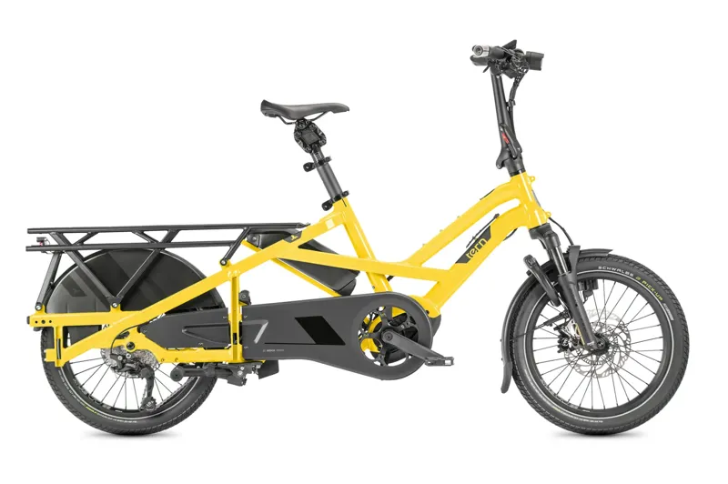 Tern GSD S10 Gen 3 545Wh Electric Cargo Bike In School Bus Yellow