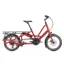 Tern Quick Haul Long D9 Electric Cargo Bike in Satin Traffic Red