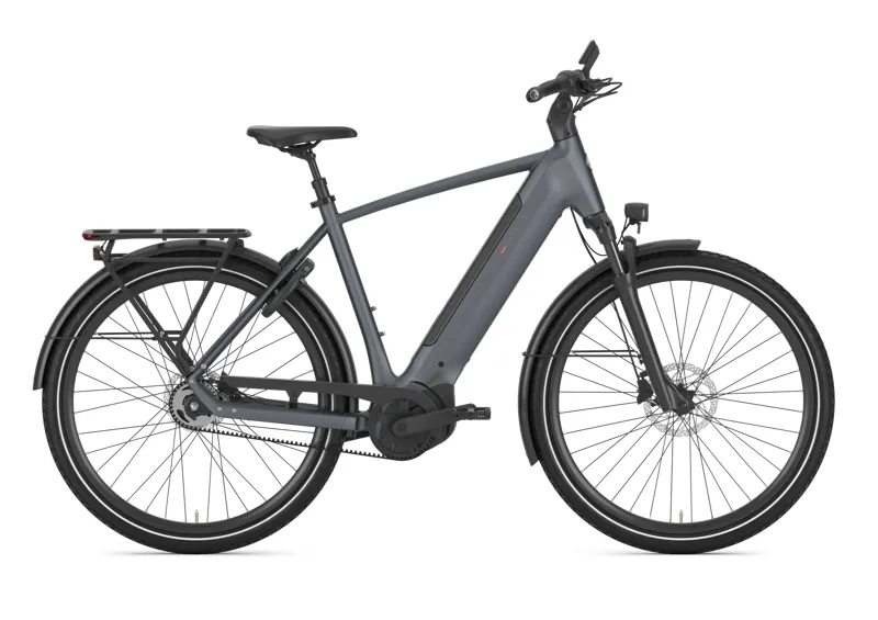 Gazelle Ultimate C5+ 2026 600Wh High-Step Electric Bike in Meteor Grey
