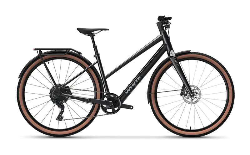 Whyte RHeO 3 ST V1 Electric Hybrid Bike in Gloss Black with Silver