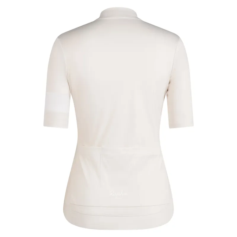 Rapha Women's Core S/S Jersey In Off White/White-1
