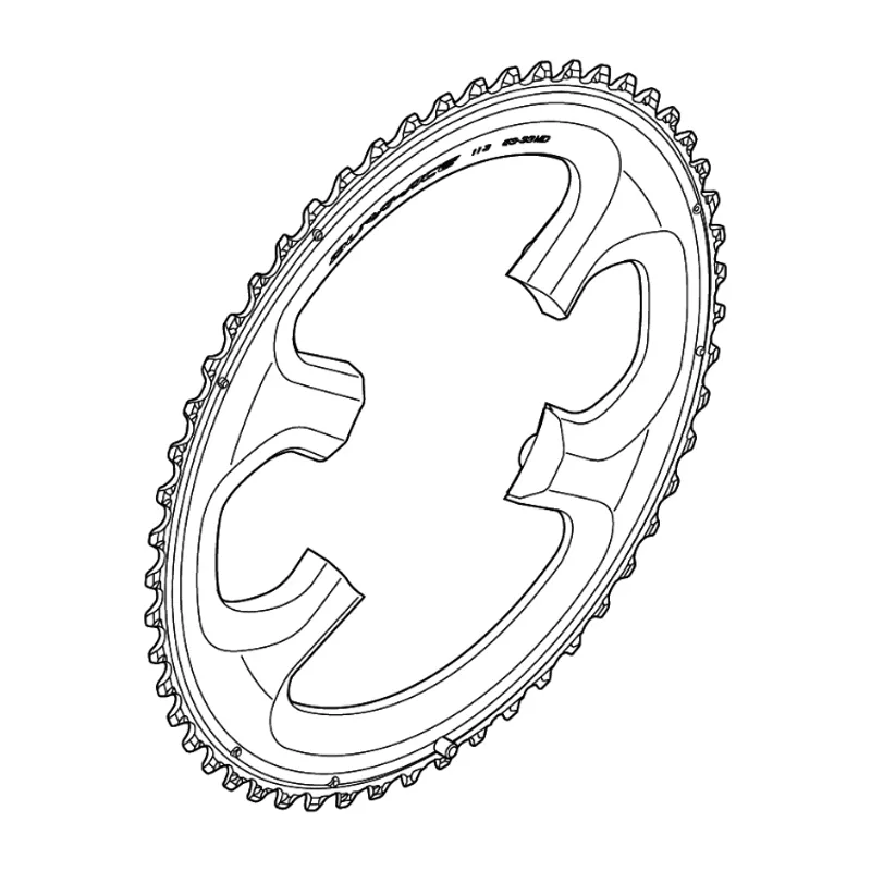 Shimano Dura-Ace FC-9000 11-speed outer chainring 55T-ME