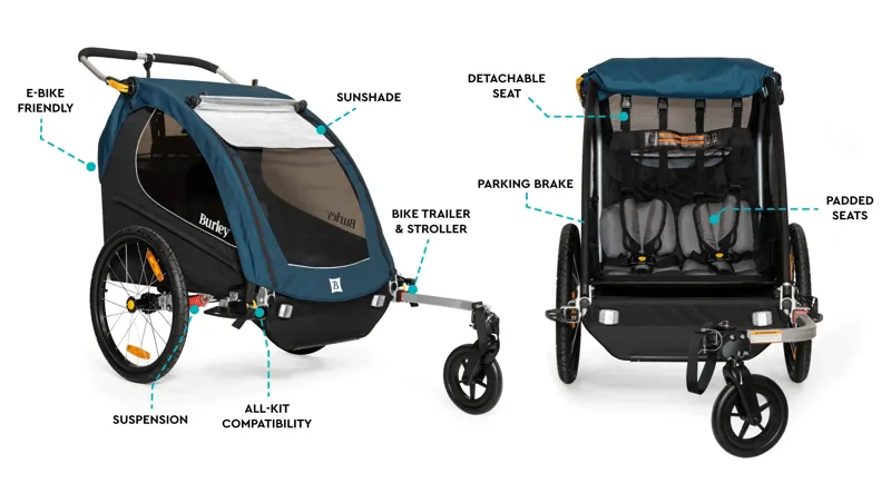 Burley Encore X Bike Trailer-1