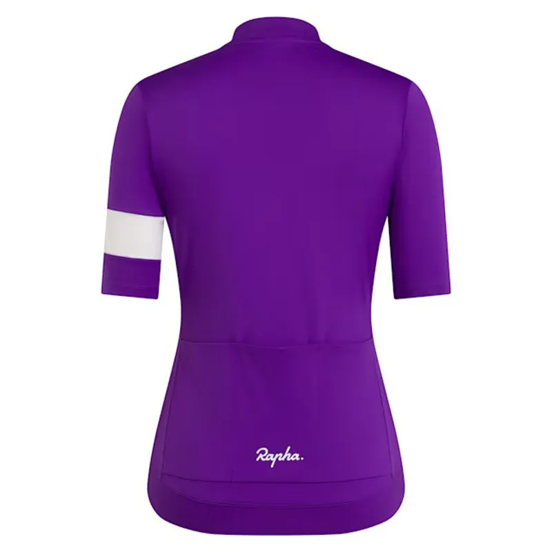 Rapha Women's Core Jersey in Ultraviolet/White-1