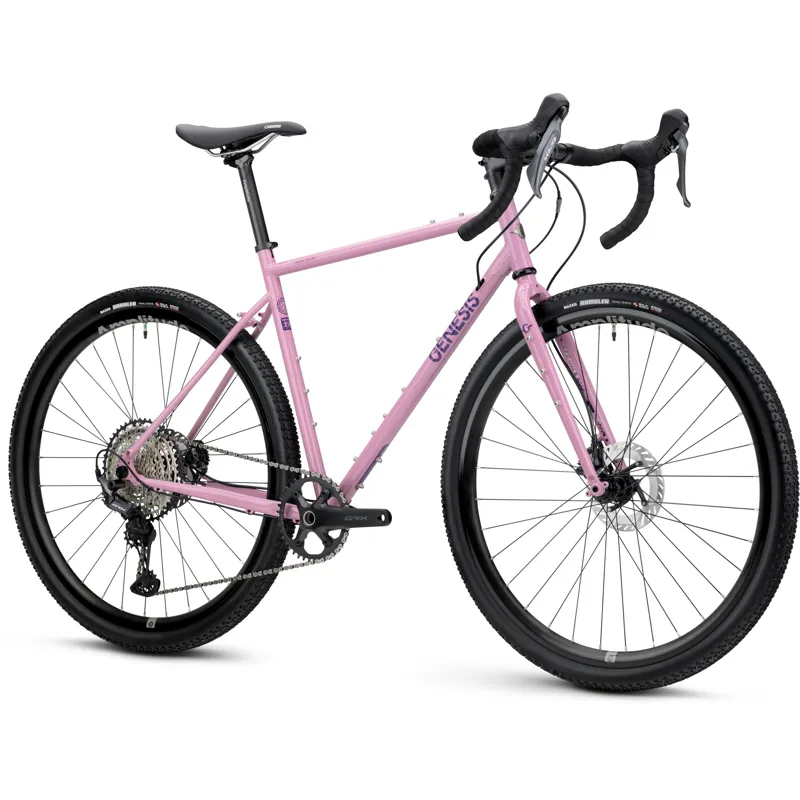 Genesis Croix de Fer 40 Gravel Bike in Light Purple Medium-1