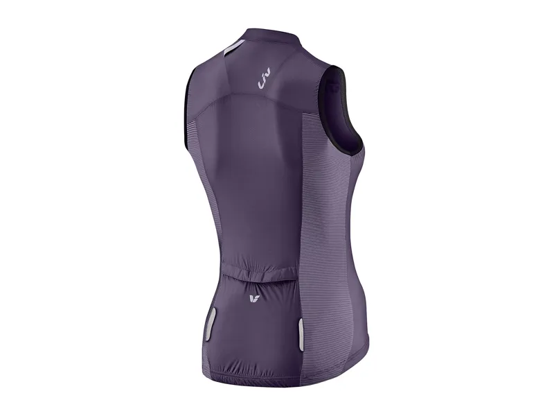 Liv Cefira Wind Vest in Black Currant-1