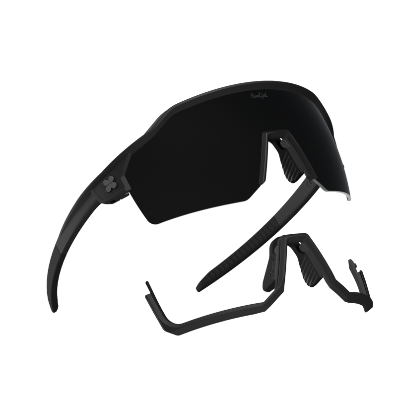 SunGod Velans Matte Black w/ Smoke Lens