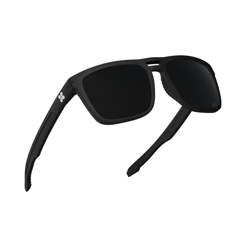 SunGod Tempests Matte Black w/ Smoke Lens