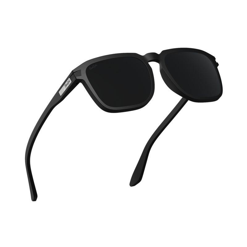 SunGod Tokas Matte Black w/ Smoke Lens