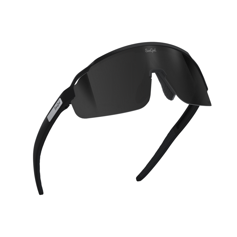 SunGod Forty2s Matte Black/Smoke