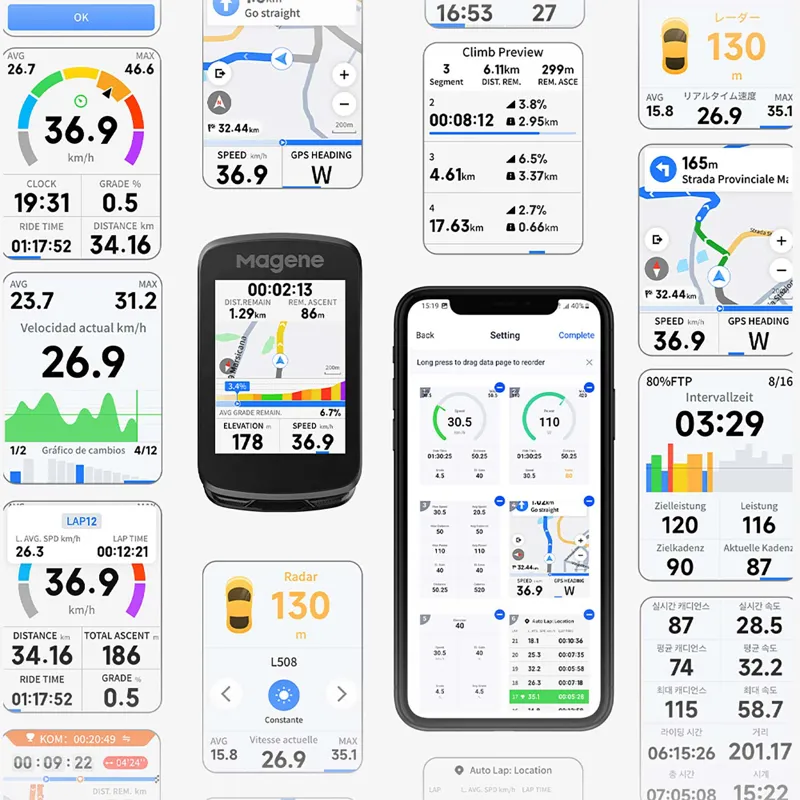 Magene C606 V2 Smart GPS Bike Computer-3