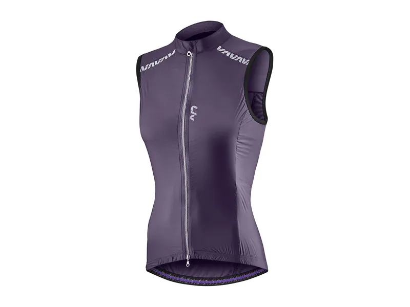 Liv Cefira Wind Vest in Black Currant