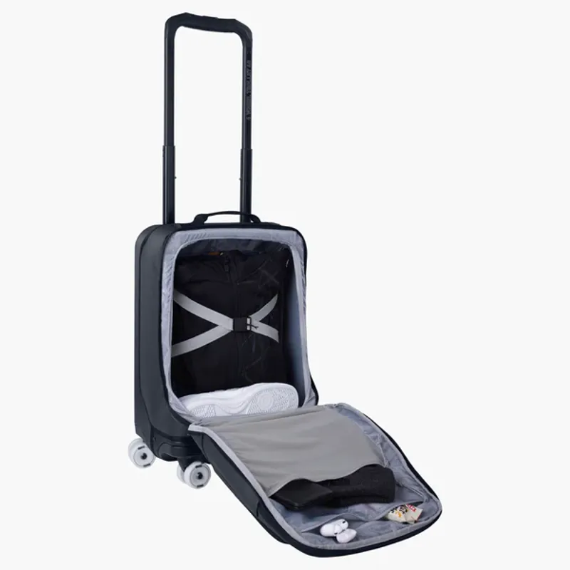 EVOC 4-Wheel Trolley 40 2026: CARBON GREY/BLACK 40 Litre-1