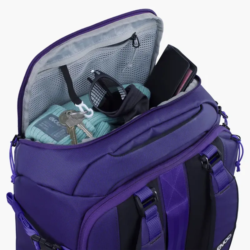 EVOC Athlete Backpack 30 2026: VIOLET/BLACK 30 Litre-4
